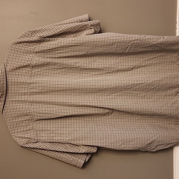 Eddie Bauer Gray Casual Button Down Shirt Relaxed Fit - Picture 5 of 5
